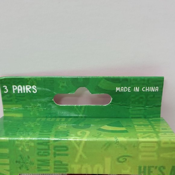 New Elf The Movie Buddy Sayings 3 Pairs No Show Ankle Socks Women Shoe Size 4-10 - Picture 4 of 10